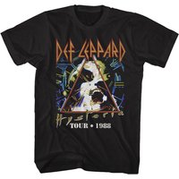 Def Leppard Tour '88 Men's T-Shirt 100% Cotton Unisex O-Neck Short Sleeve Oversized Y2k Fashion Popular Vintage Fan Gifts