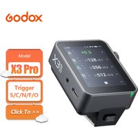 Godox X3 Pro Portable TTL Wireless Camera Flash Trigger with High Speed Sync for Sony Canon Nikon Fujifilm Olympus Camera