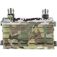 Tactical SS MK5 Chest Rig Panel Pouch Laser Cutting Molle Expansion Conversion Plate Pouch Chest Hanging Plate Carrier Bag MC