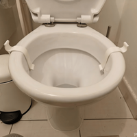 Two Pieces Toilet Seat Stabilizer, Simple alignment design, effectively prevents toilet lid from wobbling