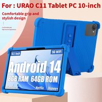 Case For URAO C11 10 Inch Tablets Safe Shockproof Silicone Stand Cover