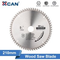 XCAN Circular Saw Blade Diameter 210mm Teeth 24T 48T 60T 80T Wood Cutting Disc Carbide Tipped TCT Saw Blade Woodworking Tools