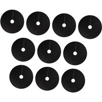 10x Tree Mulch Rings for Weed Control with 2.76" Hole Potted Plant Root Protection Landscaping Thickened 24 inch Tree Protector