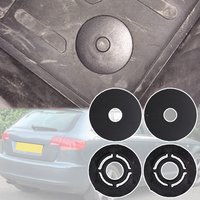 2 Kit For Audi A3 8P 2003 - 2013 A4 B8 A5 8T A1 8X A6 C7 A7 A8 Q5 8R Q3 TT Floor Mat Carpet Grip Holder Fixing Clamp Hooks Clip
