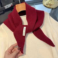 100% Wool Winter Scarf For Women Long Warm Cashmere Scarves Hijab Solid Lady Shawl Wrap Female Pashmina Bandana Head Scarfs New