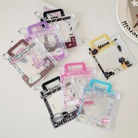 1pcs 3 Inches Idol Photo Card Protective Cover Card Holder INS Transparent Candy Bag Korean Photocard Holder Display Pendant