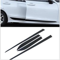 black Side Door Body Protection Molding Trim Cover Car Styling for Honda civic 2016-2020 stainless steel Body Side