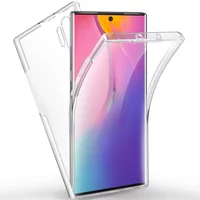 360 Full Body Protection Case For Samsung Galaxy Note 20 10 Plus S24 S23 S22 S21 S20 Plus Ultra Front+Back PC Silicone Hard Case
