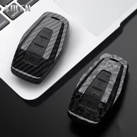 ABS Carbon Fiber Style Car Key Case Cover For Geely Okavango Coolray Atlas Monjaro Tugella Emgrand GT S Proton X50 X70 Protector