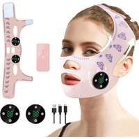 EMS Head Massage Face Relaxation USB Charging Facial Slimming Strap Face Lifting Reduce Double Chin Cheek Lift Up Face Thin Mask