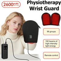 LED-Lichttherapie zur Hand-Schmerzlinderung mit 660nm Rot- und 850nm Infrarotlicht, Wiederaufladbarer LED Nah-Infrarot-Lichttherapie-Handschuh