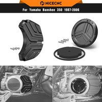 NICECNC Clutch Cover Insert & Water Pump Cover For Yamaha Banshee 350 1987-2006 Replace 4L0-15431-01-00 2GU-15416-00-00 Aluminum