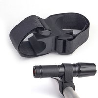 AliExpress NONE Bike Flashlight Mount Holder - Hook&Loop Strap Clip for LED Torch/Lock, Non-Slip Universal Bicycle Accessories