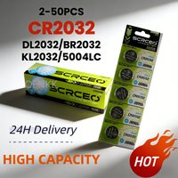 New2-60PCS CR2032 3V Lithium Battery CR 2032 Button Battery For Watch Toy Calculator Car Remote Control