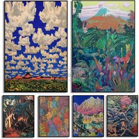 Modern Abstract Artist Aaron Morse Works Poster Collage Fantasy Strange Prints Canvas Painting Wall Art Pictures Home Room Decor