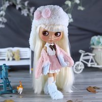 ICY DBS Blyth doll 1/6 Joint body 30cm tan skin glossy face cute plush set doll BJD toys gifts