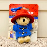 New Cute Paddington Bear 10cm Plush Doll Key Chain Chain School Bag Pendant Accessories Small Pendant Plush Toy Gift