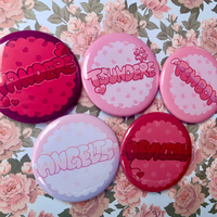 Kawaii Anime Button Set Yandere Tsundere Femboy Angel Devilish Badge Pins Aesthetic Subculture Brooch For Bag Jacket Gift