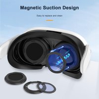 Lens Protector Kit for Meta Quest 3 with Anti Fog Wipe, Lens Protector Cover Compatible with Oculus Quest 3 Glasses Spacer