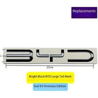 For BYD Seal Black Rear Label English Character 1pc