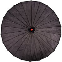 Black Ultra Light Decorative Shade Personal Sun Summer Umbrella Windproof Dance Oil Paper Silk Umbrella Parasol Small Sunshade