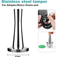 304 stainless steel coffee tampering espresso powder hammer pressing For Adapter/Dolce Gusto pod