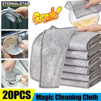 1/5/10/20Pcs Thickened Kitchen Cleaning Cloth Magic Dishcloth Kitchen Bowl Dishcloth Cleaning Towel Cleaning Tools