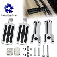 2018-2024 Rear Passenger Foot Pegs Mount Kit Motorcycles Footrest For Harley Softail Fat Boy 114 Breakout Low Rider S Street Bob