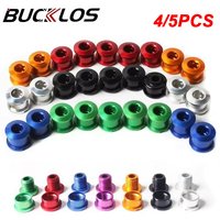 BUCKLOS Bike Chainring Bolts Single Double Speed Chainwheel Screws 6.5/8.5mm Bicycle Crankset Bolts 4/5pcs A Lot Chain Ring Nut