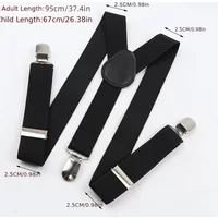 New Men Suspenders High Elastic Adjustable 3 Strong Clips Suspender Heavy Duty W Trousers Braces Pants Holder Wedding Wear