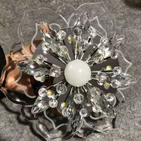 Modern Chandelier LED Crystal Ceiling Pendant Lamp for Living Room Bedroom Chandelier Kitchen Decoration Light
