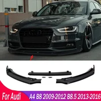 MAX Style Car Front Bumper Lip Spoiler Splitter Diffuser Bodykits For Audi A4 B8 2009 2010 2011 2012 B8.5 2013 2014 2015 2016