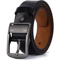 2023 Real Genuine Leather Belts for Men Luxury Designer Brand High Quality Plus Size 130 140 150 160 170 cm Male Pin Buckle Belt