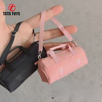 1/6 Man Soldier Backpack Casual Simple Black Large Capacity Fitness Yoga Sports Crossbody Bag For 12Inch Female Action Figure