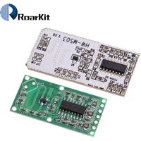 Motion Radar Sensor HW-MS03 2.4GHz to 5.8GHz Human Body Induction Switch RCWL-0516 Microwave Radar Sensor Module for Arduino Diy