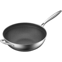 Saute Pan Nonstick Wok Induction Frying Pan Stay-Cool Handle Dishwasher-Friendly Compatible with All Cooktops PFOA FREE