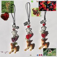 handmade summer fruits reindeers Pendant Phone Charms Pendant Cute