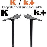 Ultra-light and ultra-thin carbon fiber bicycle one-piece saddle, suitable for road/mountain bike, K, 3K, matte, bicycle seat