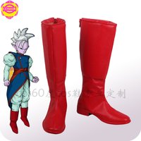 East Supreme Kai Shin Cosplay Schuhe Rote Stiefel Anime Halloween Party Zubehör Nach Maß