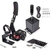 Game PC USB Handbrake with H Straight Gear Shifter For Logitech G29 Shift Knob 6+R/7+R