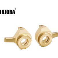 INJORA Brass Front Steering Knuckles Upgrade Parts For 1/24 RC Crawler Axial SCX24