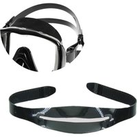 Silicone Diving Mask Strap Transparent / Black Universal High Elasticity Replacement Band for Snorkeling & Scuba Goggles