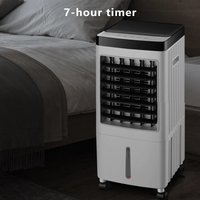 Multi-Functional Portable Cold Air Blower, 4-Wheel Spray Floor Standing Fan, Intelligent Air Conditioning, Home Cooling System