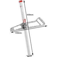 Aluminum Alloy Drywall Cutting Tool, Foldable Drywall Cutter, Hand-Push Gypsum Board Cutter, Special Cutting Chamferer for Wood