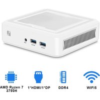 Mini PC AMD Ryzen 7 3750H 2700U R5 3550H Windows 10 Lighte Gamer computer DDR4 NVMe Barebone PC 4K NUC HTPC WiFi5 BT4.2