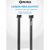 AliExpress NONE RIRO Ultralight Carbon Fiber Bike Seatpost 27.2/30.9/31.6x400MM High-Performance Straight Design for MTB & Road Bicycles Parts
