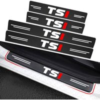 Carbon Door Sill Plate Protector Sticker For Volkswagen VW TSI TDI APR Polo 5 6 Bora Jetta Passat B5 Golf 7 MK5 Beetle 3B tiguan