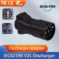 Electric vehicle Side Discharge Plug EV For MG Type2 Car Discharge EV Cable Adapter for MG ZS MG4 MG5 Car Discharge V2L Vehicle