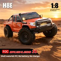 MJX 1/8 scale H8E remote control brushless high-low speed differential lock four-wheel drive climbing off-road vehicle RC toy