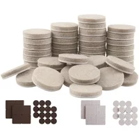 20mm Felt Chair Leg Pads 5mm Thick Floor Scratch Protector Mat Mute Non-slip Self Adhesive DIY Furniture Accessories